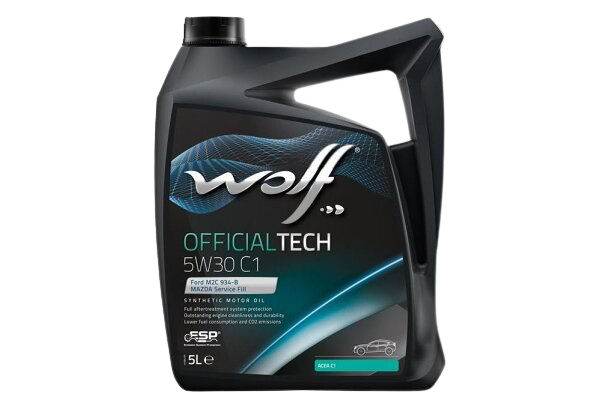 Моторное масло Wolf OfficialTech 5W-30 C1, 5л  (WOLF: 656055)